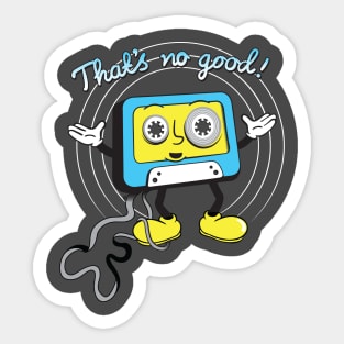 Cassette Poop Sticker